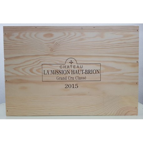 Château La Mission Haut Brion 2015 (Wooden case of 12x75 cl)