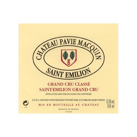 Château Pavie macquin 2016