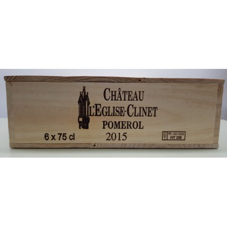 Château Eglise Clinet 2015 (Wooden case 6 x 75 cl)